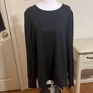 Black Long Sleeve Top
